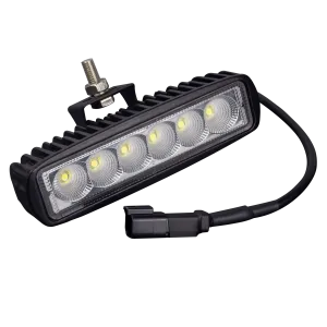 Eagle Lights Elite Series 6" LED Light Bar with Plug and Play Harness for Harley Davidson Softail and Dyna Models - 2500Lm, Flood Pattern - Harness Included