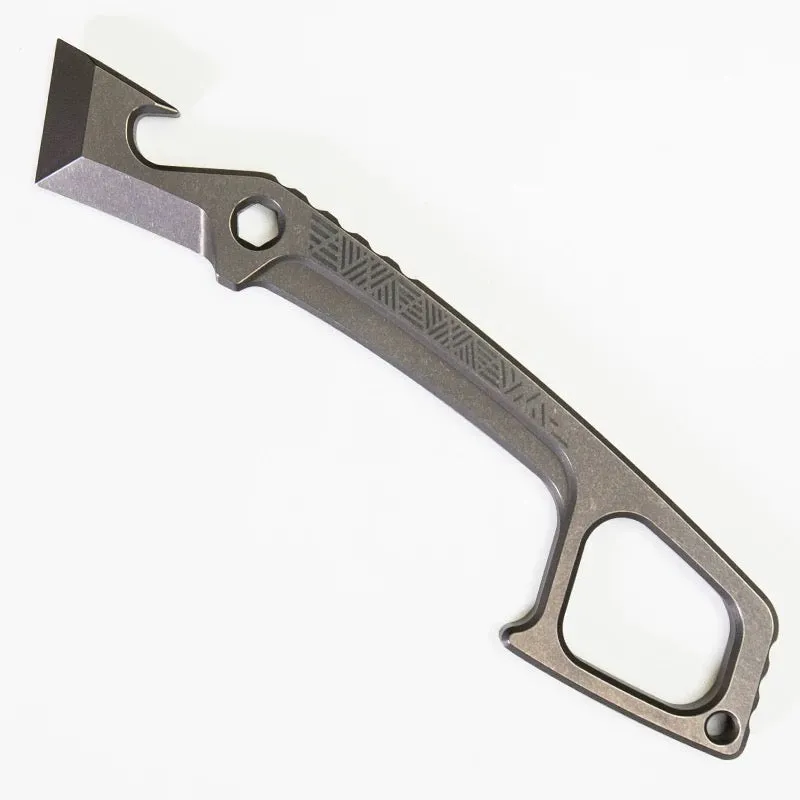 EDC Titanium Pry Bar Multi-Tool Bottle Opener, Fidget and Emergency Gear for Everyday Carry