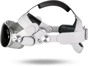 Elite Head Strap Compatible with Apple Vision Pro, Adjustable Strap Reduce Facial Pressure and Balance Weight, Enhanced Comfort and Gaming Immersion Strap for Vision Pro Accessories