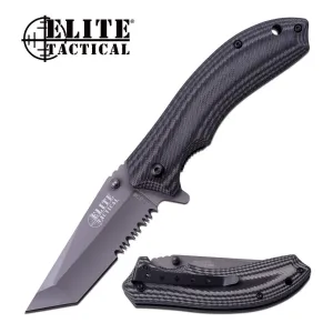 ELITE TACTICAL ET-A1023-SO SPRING ASSISTED KNIFE