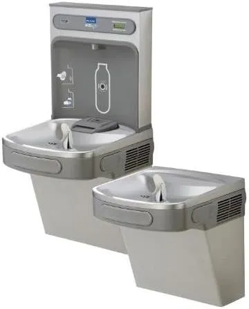Elkay EZSTL8WSLK Bottle Filling Station, Medium, Light Gray Granite