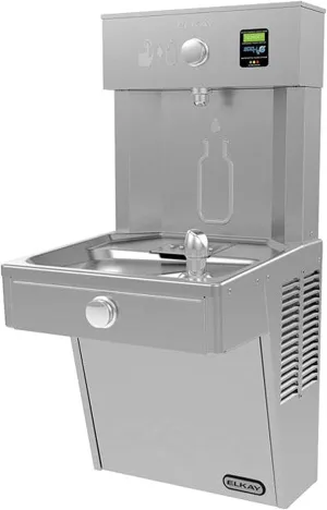 Elkay LVRCGRN8WSK, 39.25 x 18.63 x 36.13 inches, Single Bottle Filling Station
