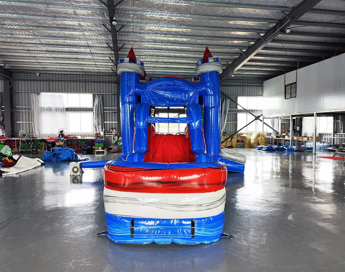 Euro Baja Econo Bounce House with Slide (Wet/Dry)