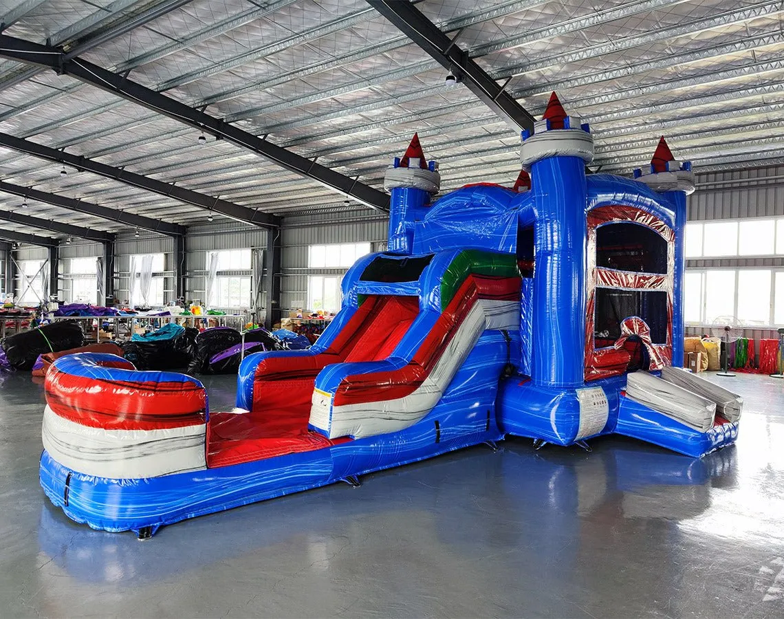 Euro Baja Econo Bounce House with Slide (Wet/Dry)