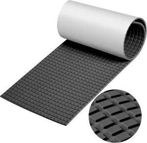 EVA Foam Boat Flooring Decking Sheet Surfboard Traction Pad Universal DIY Anti-Slip Grip Traction Mat for Kayak Yacht Fishing Boat Skateboard Skimboard Step RV Black Dark Grey