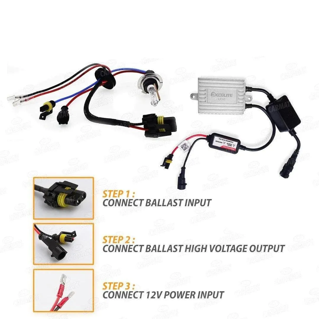 Excelite H27 HID KIT Headlight Bulb 4200K/6000K, Pair