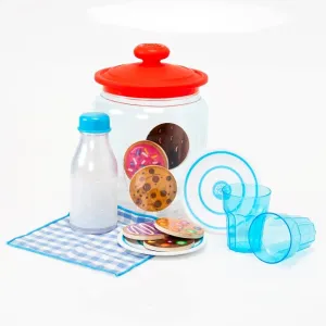 Fat Brain Toys Pretendables Milk and Cookies Set - Pretendables Milk and Cookies Set - New Pretend Play & Imaginative Play for Ages 3 to 10