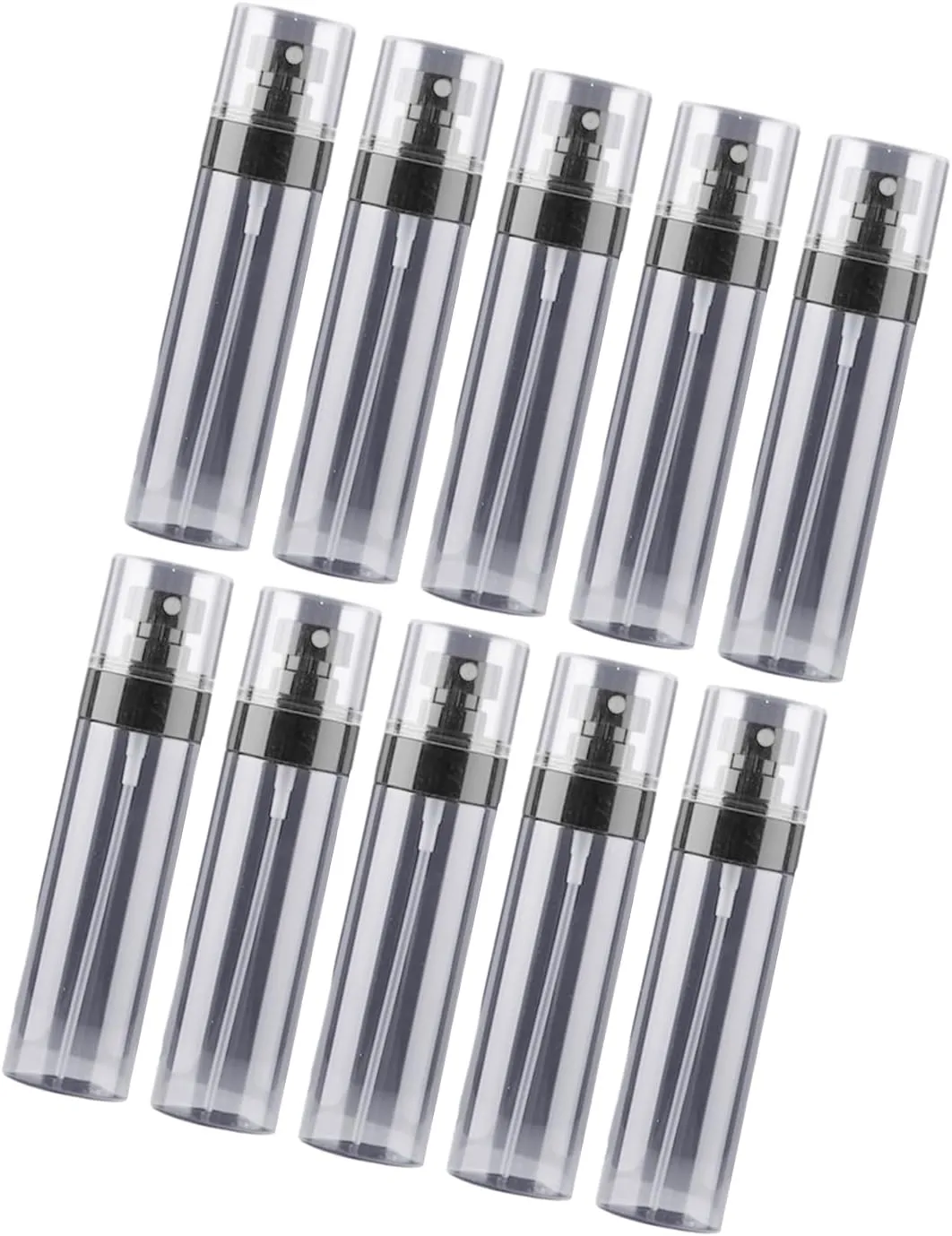 Finemist Spray Bottle Clear Plastic Spray Bottles 3.4oz/100ml 10Pack Makeup Setting Sprayer Empty Cosmetic Refillable Travel