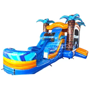 Flashpoint Falls Econo Bounce House with Slide (Wet/Dry)