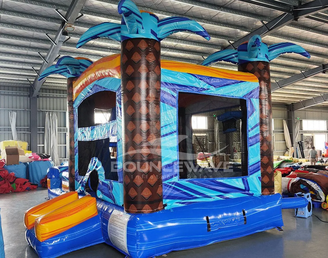 Flashpoint Falls Econo Bounce House with Slide (Wet/Dry)
