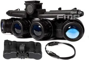 FMA Airsoft Hunting Tactical GPNVG 18 Night Vision Goggles Dummy Binoculars No Function NVG Model (BK)