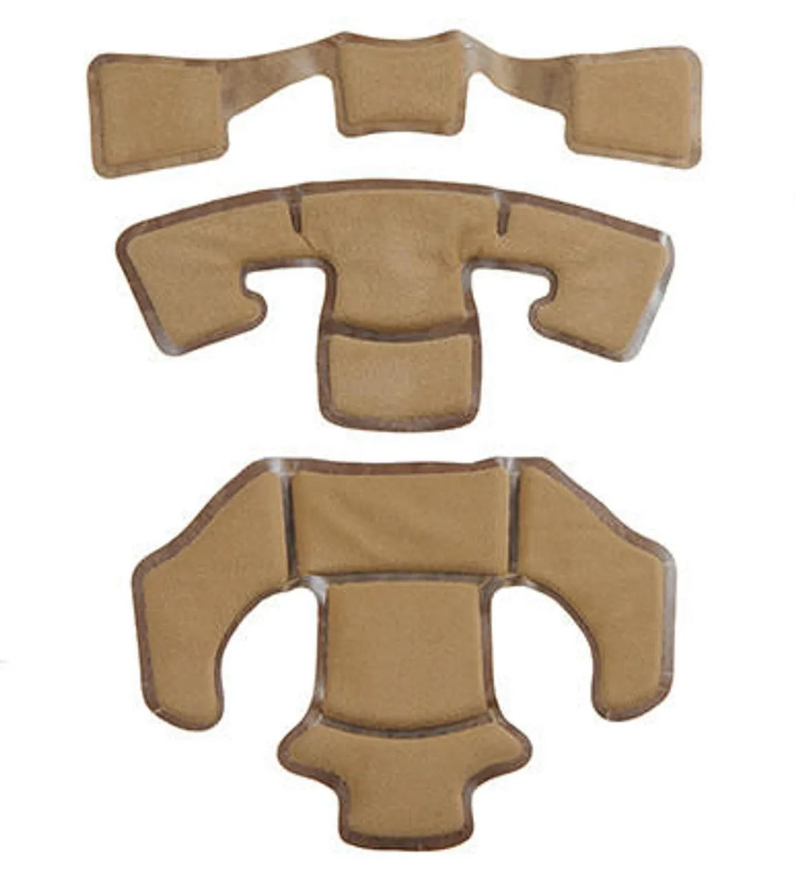 FMA Labs Helmet Memory Foam Pad Upgrade, Tan – Enhanced Comfort for Tactical Helmets Airsoft