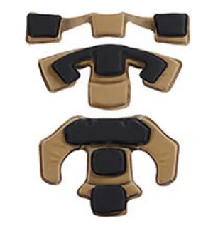 FMA Labs Helmet Memory Foam Pad Upgrade, Tan – Enhanced Comfort for Tactical Helmets Airsoft
