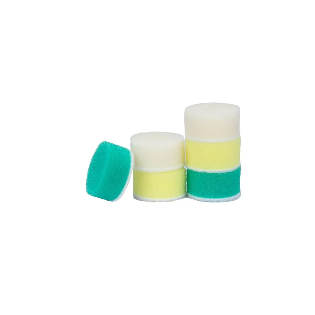 Foam Car Polishing Pads Kit - 1in, 2in, 3in (6 Pack)