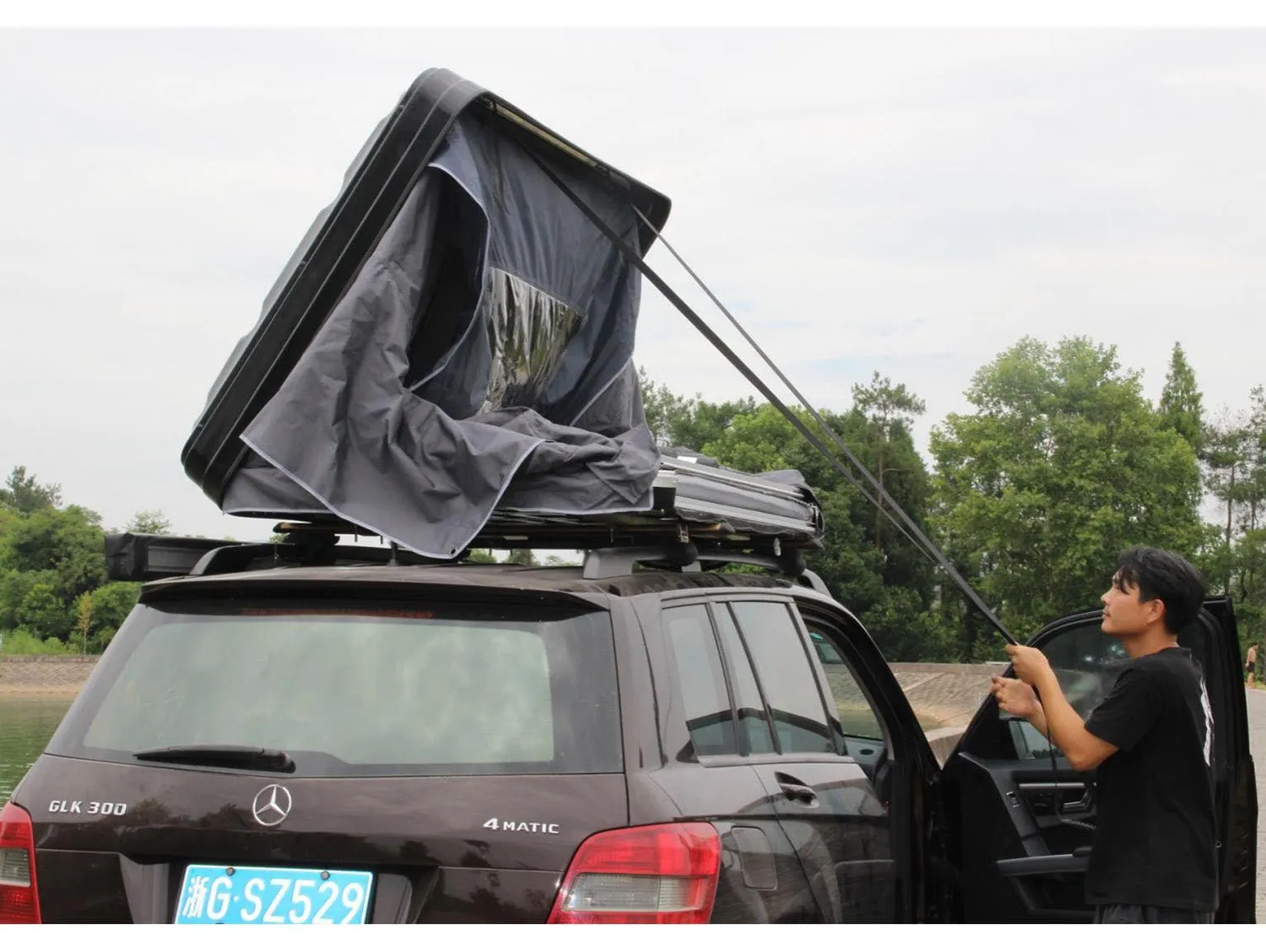 For 3-4  People ABS Hard shell Car  Roof Top Tent MOT-T04