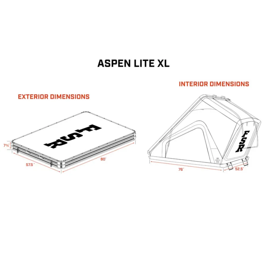 FSR Aspen Lite XL - Rooftop Tent