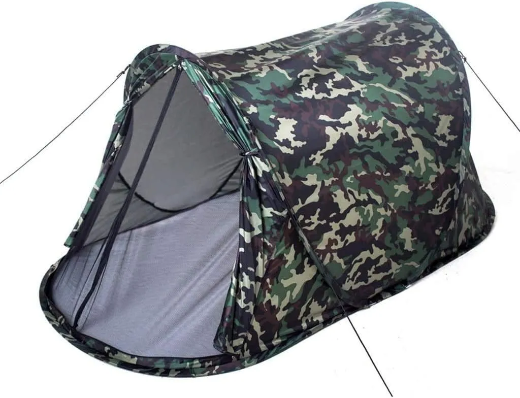 Fully Automatic Quick Open Tent, Waterproof Sunscreen Portable Individual Camping Tent,Ventilation Easy to Install Quickly,Green