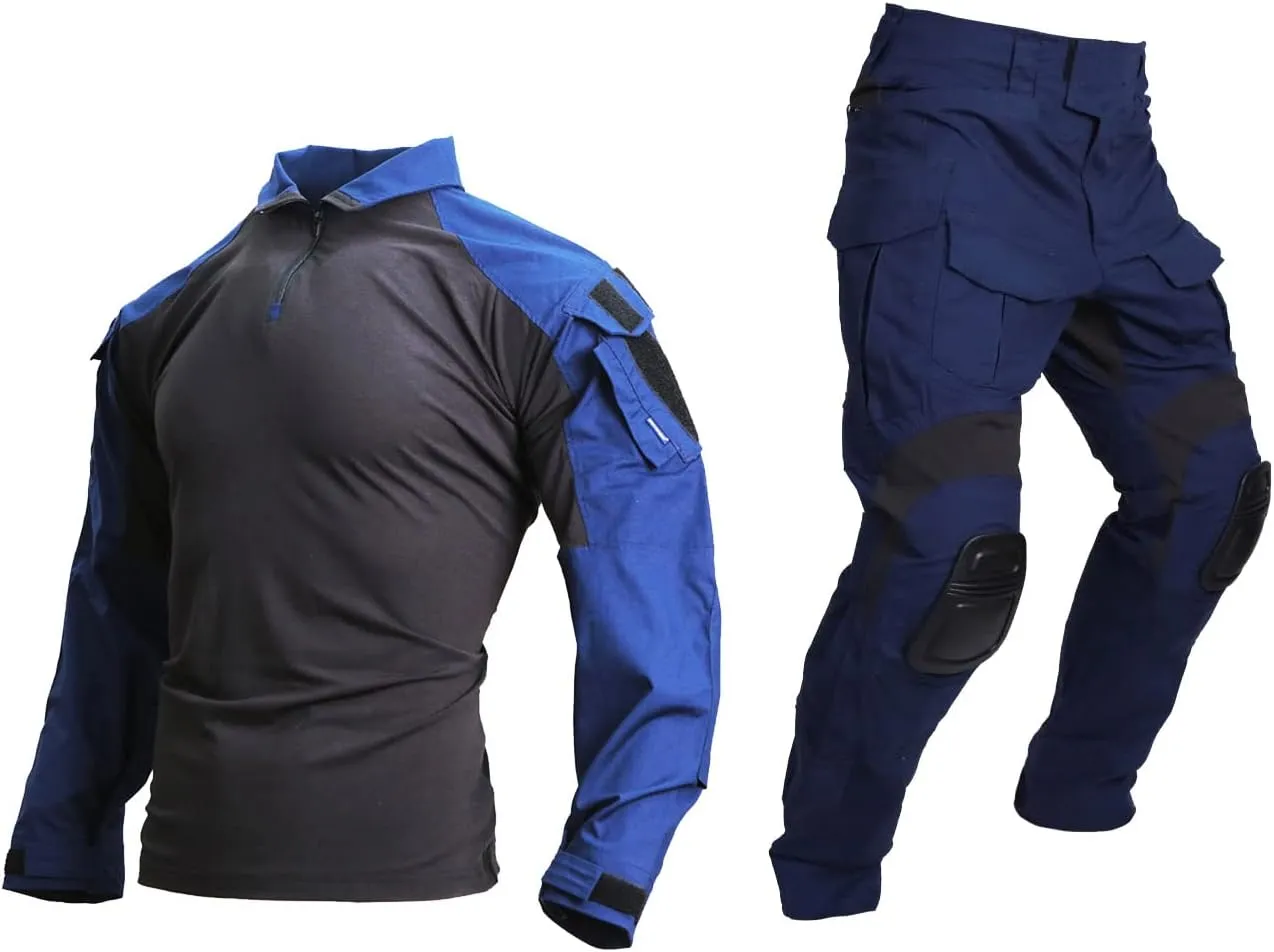 G3 Combat Uniform Military Tactical Uniform Mens Duty Navy