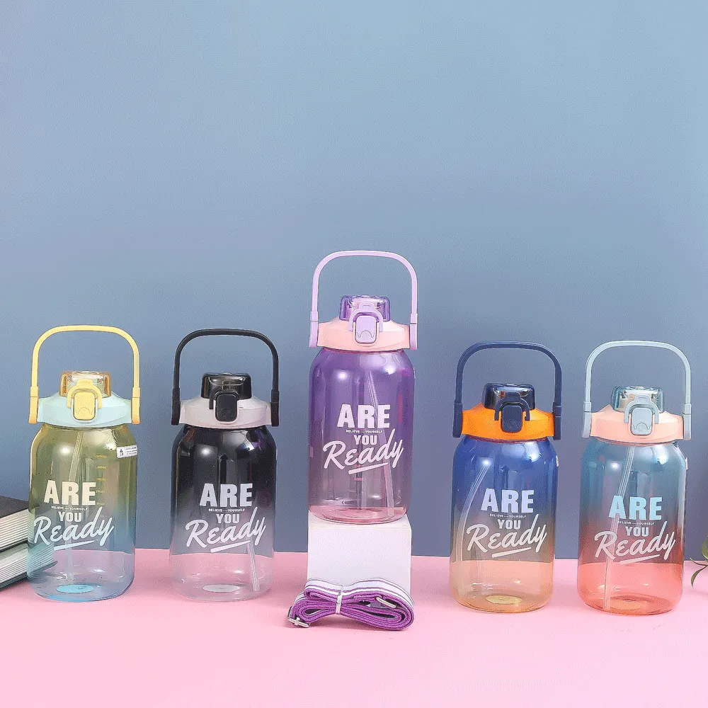Get Ready For The Gym With Our Coolest And Stylish  2 In1 Tumbler Bottle(1500ml,,1250ml)