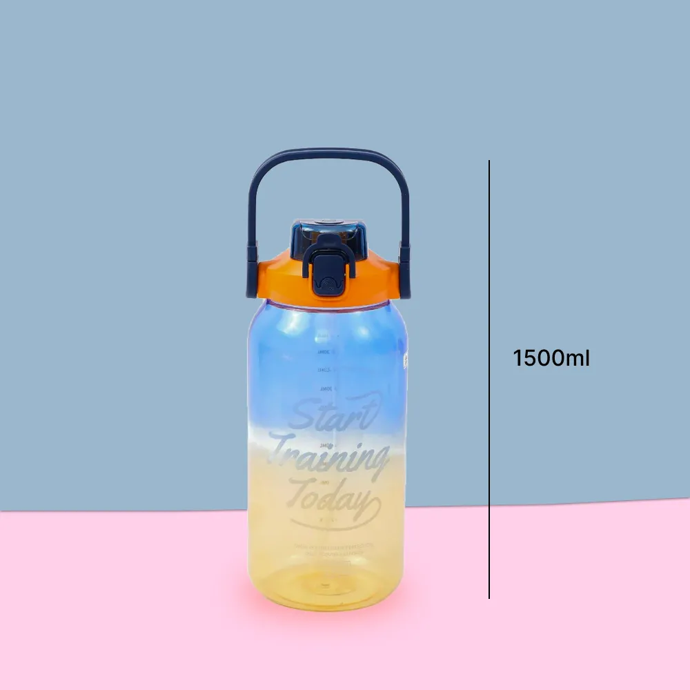 Get Ready For The Gym With Our Coolest And Stylish  2 In1 Tumbler Bottle(1500ml,,1250ml)