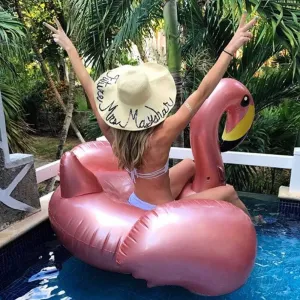 Giant Inflatable Flamingo Pool Float Summer Beach Swimming Pool Party Lounge Raft Decorations Toys for Adults (XXX-Large)