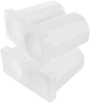 GLEAVI Wine Collection Box 85mm Diameter Double Wine Bottle Box Foam Padded for Moving Storage