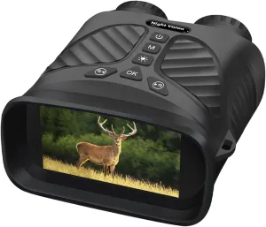 Goggles Binoculars Infrared with 8X Digital Zoom Rechargeable Lithium Battery for Outdoor Camping