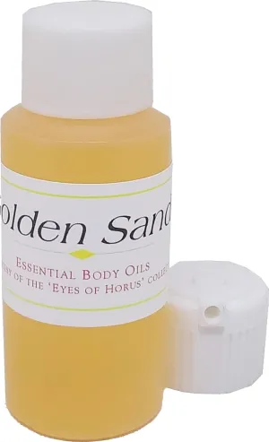 Golden Sands Scented Body Oil Fragrance [Flip Cap - Gold - 1 oz.] - ID#34626