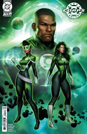 GREEN LANTERN CORPS (2025) #1 CVR B DAVE WILKINS CARD STOCK VAR