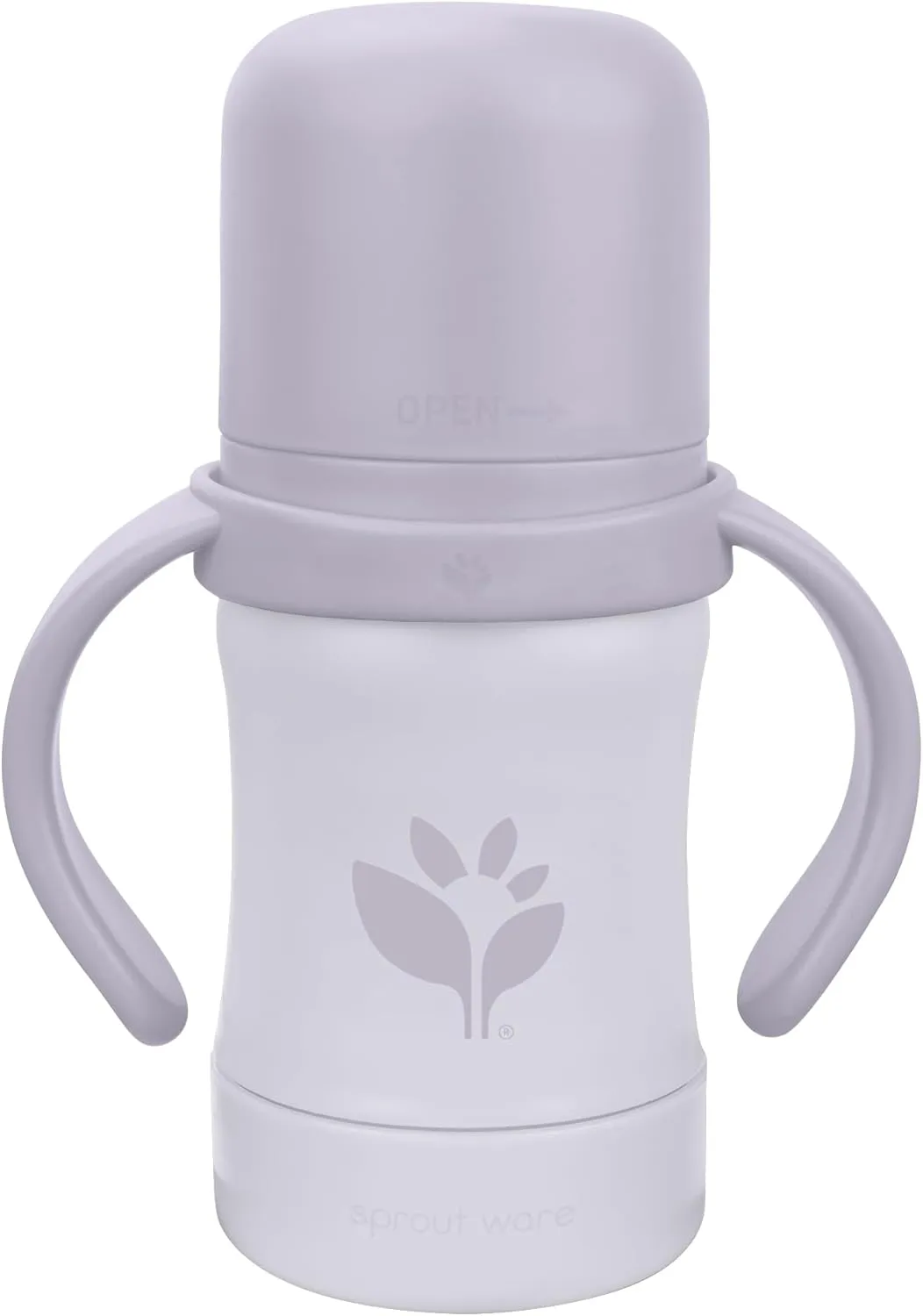 Green Sprouts® Sprout Ware® Sip & Straw 6oz., 6mo , Plant-plastic, Platinum-cured Silicone, Dishwasher Safe, Grows with Baby, Tested for Hormones