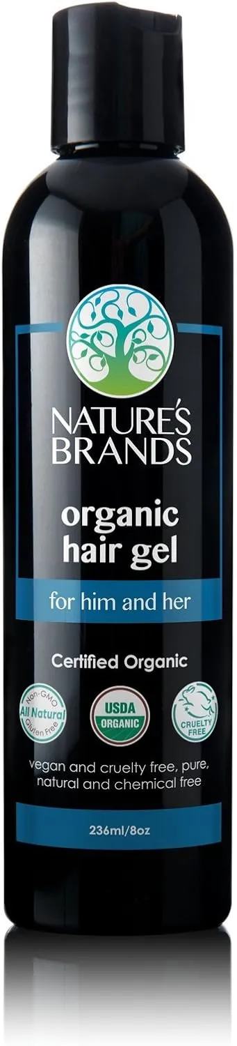 Hair Gel Organic 8 Oz Bottle Made By Herbal Choice Mari