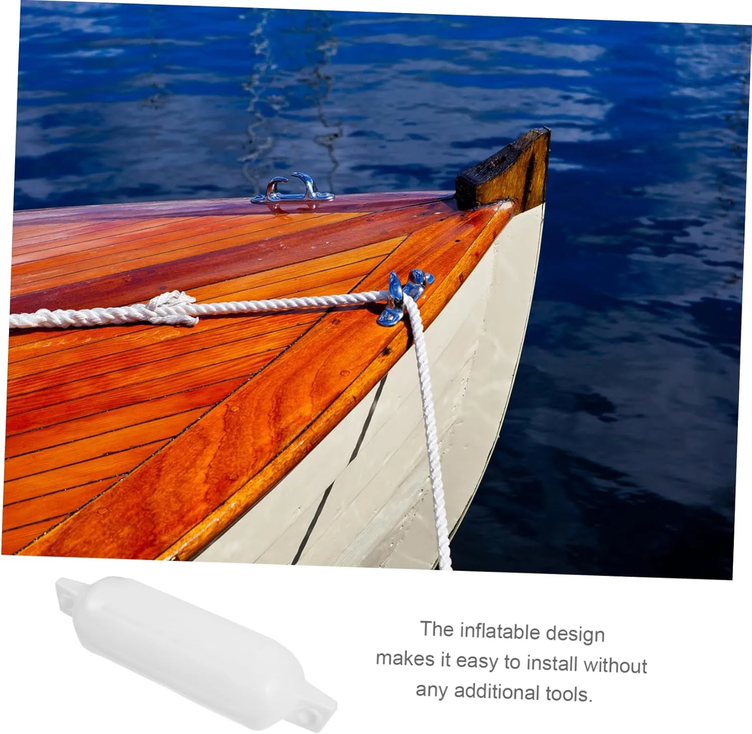 Happyyami Yacht Anti-Collision Fender Boat Bumpers Yacht Protective Ball Boat Docking Ball Yacht Docking Protector