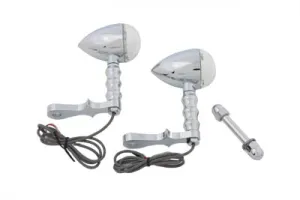 HARLEY LED Bullet Turn Signal Set with Headlamp Mount fits 0-  Custom, application