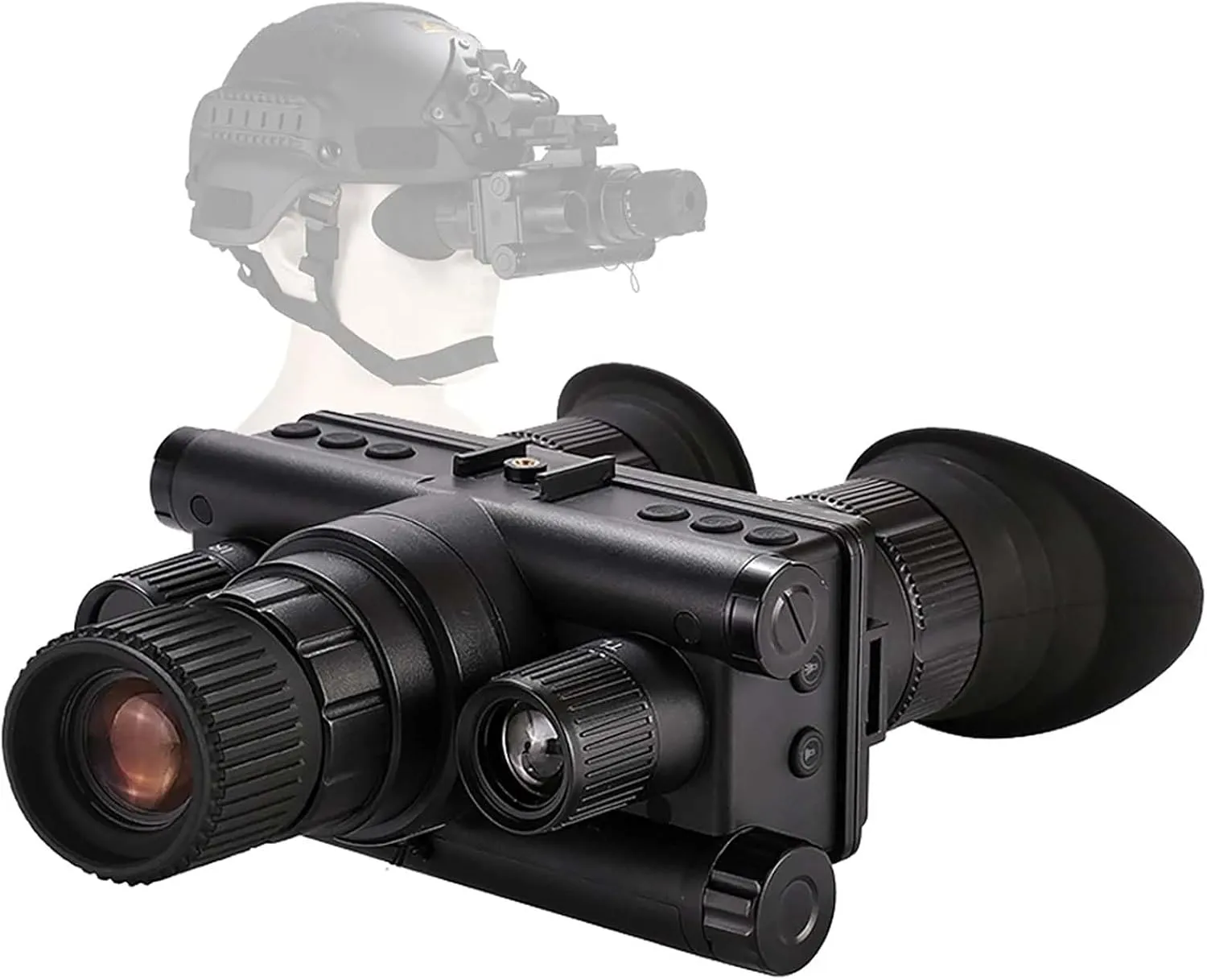 Head Mounted Night Vision Goggles/Binoculars for Adults, 4K Digital Infrared Military Tactical Night Vision with 32G Memory Card,Black