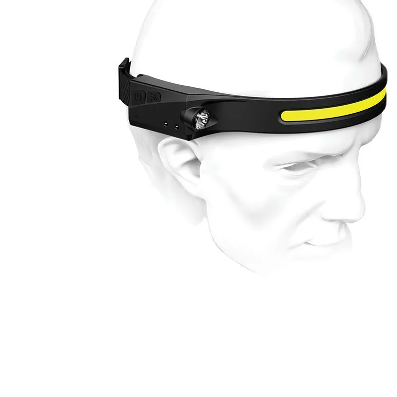Headlamp Headlight International shipping Perspectives USB Light Waterproof With Riding Rechargeable Hunting All Induction Specially designed LED Camping Flashlight COB