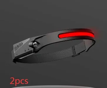 Headlamp Headlight International shipping Perspectives USB Light Waterproof With Riding Rechargeable Hunting All Induction Specially designed LED Camping Flashlight COB