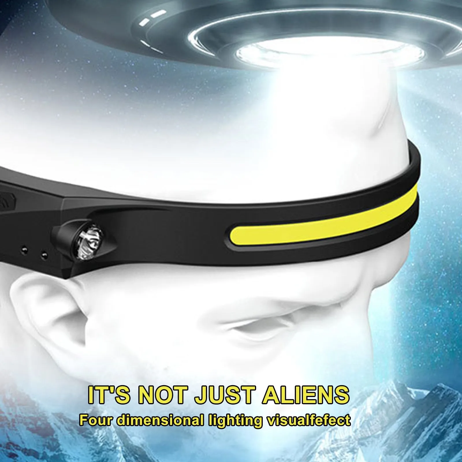 Headlamp Headlight International shipping Perspectives USB Light Waterproof With Riding Rechargeable Hunting All Induction Specially designed LED Camping Flashlight COB