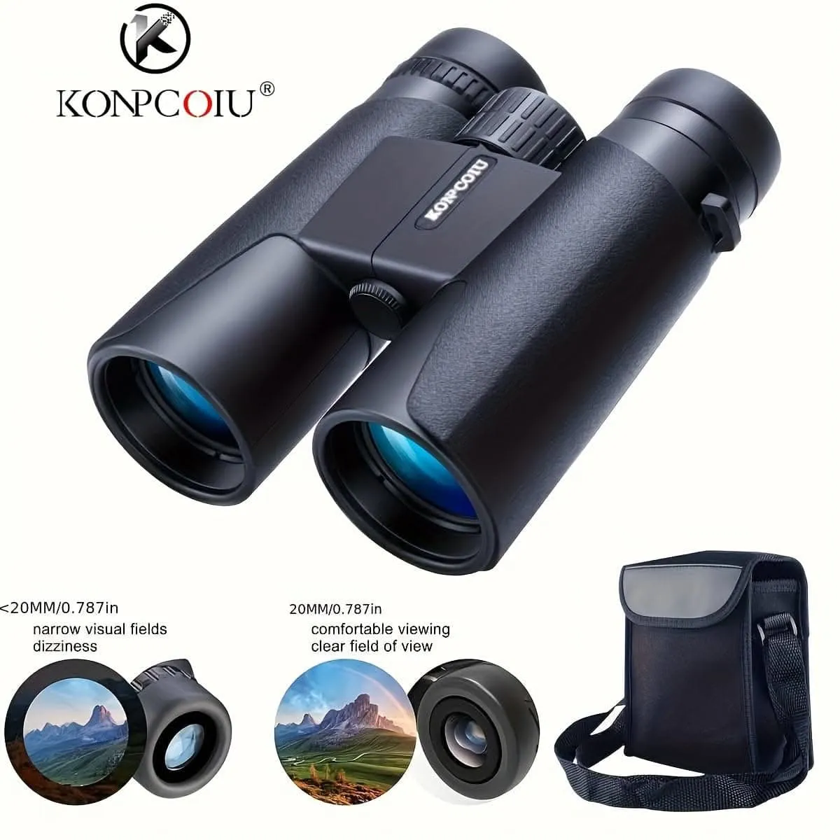 High-Power 112x42 Binoculars – Waterproof Compact Night Vision