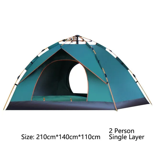 Hiking Camping Backpacking 3-4 Layer Tent Tent, Instant Family Top-choice Tent Setup Person Automatic Client-approved Double Travel Protable for