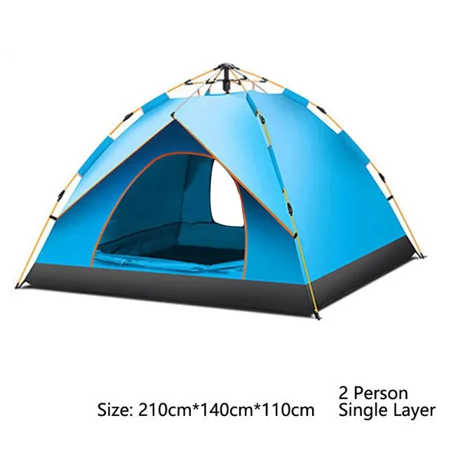 Hiking Camping Backpacking 3-4 Layer Tent Tent, Instant Family Top-choice Tent Setup Person Automatic Client-approved Double Travel Protable for