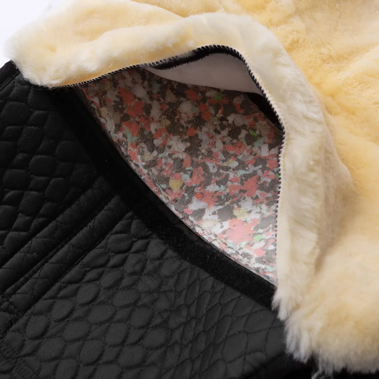 Horse Bareback Pad IBERICA Plus treeless Saddle in Spanish Style, Made of Real Sheepskin