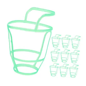 Hospital Infusion Supplies 10pcs Saline Bottle Hanging Net Cover Drip Bottle Plastic Net Bag for Outpatient