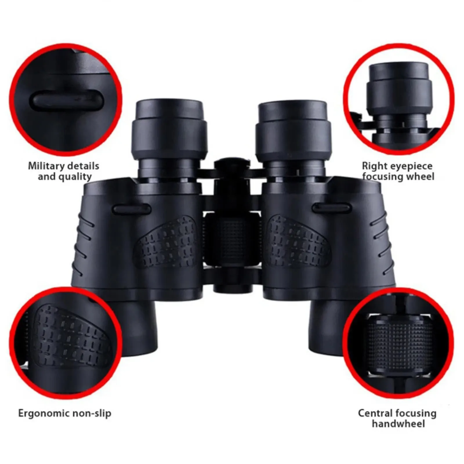 Hunting Telescope Day/Low Night Vision 80x80 Zoom Binoculars Powerful