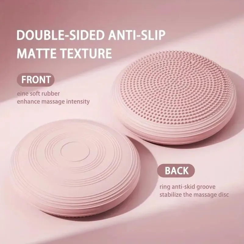 Inflatable Core Trainer Yoga Balance Pad Set – Pack of 2
