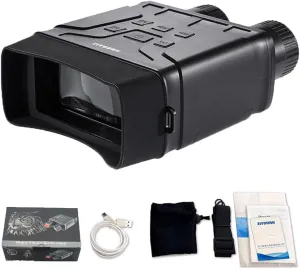 Infrared Binoculars Night Vision Goggles,Binocs Vision Scope for Adults,2.4 Inch Display,Waterproof,7 Level IR Adjustable,5X Zoom,1080P,Digital Binoculars for Hunting Camping Backyard,Men's Gifts