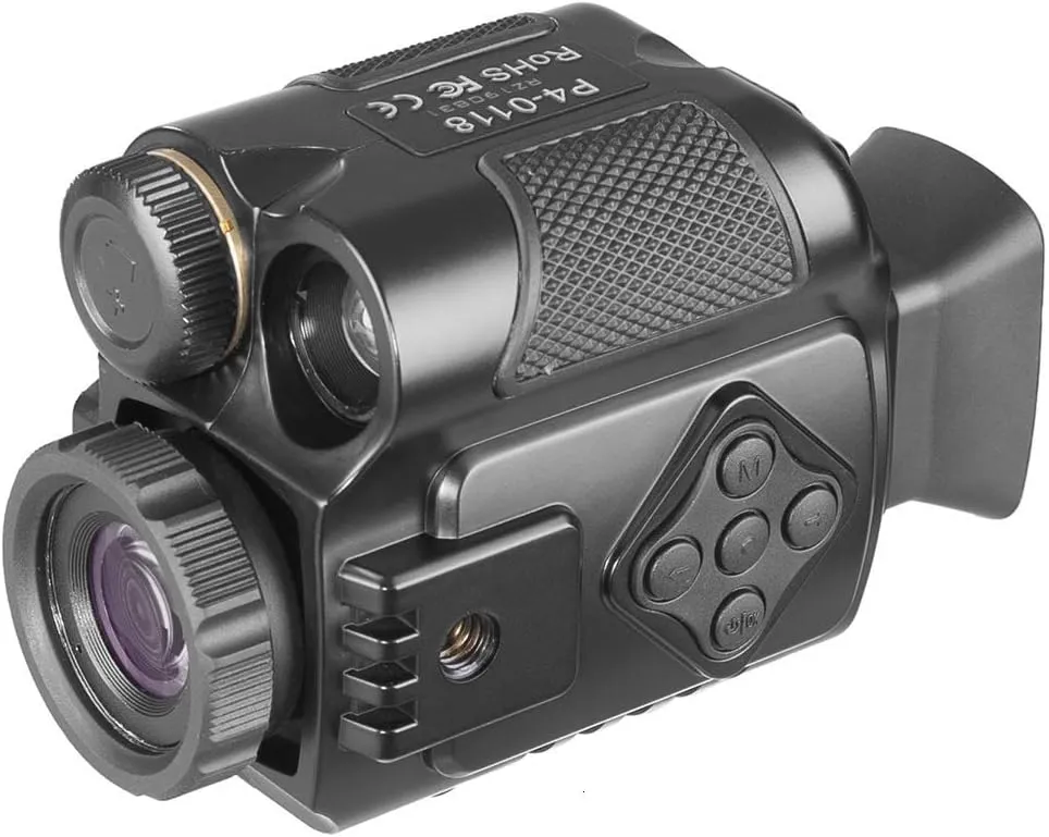 Infrared HD Night Vision Monocular 5X Digital Zoom Infrared Portable Night Vision Scope with Take Photos and Videos Playback Function Digital Night Vision Scope Binoculars