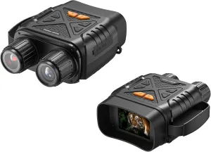 Infrared Night Vision Goggles for Adults,1080P Night Vision Binoculars,10X Digital Zoom 7 Levels of Infrared Adjustment,Can Be Used Day or Night,Black