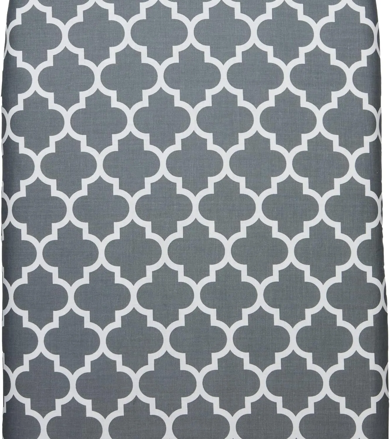 Ironing Board Cover and Pad (Grey Lattice), 100% Cotton with Ultimate Double Padding by Seymour Home Products; Fits Full Size Board | Stain and Scorch Resistant; Elastic Edge | Laundry Accessories
