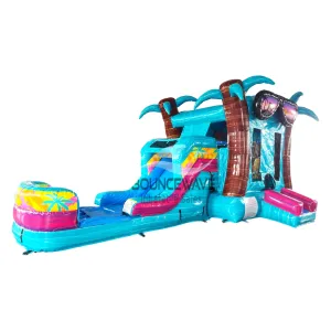 Island Flow Econo Bounce House with Slide (Wet/Dry)