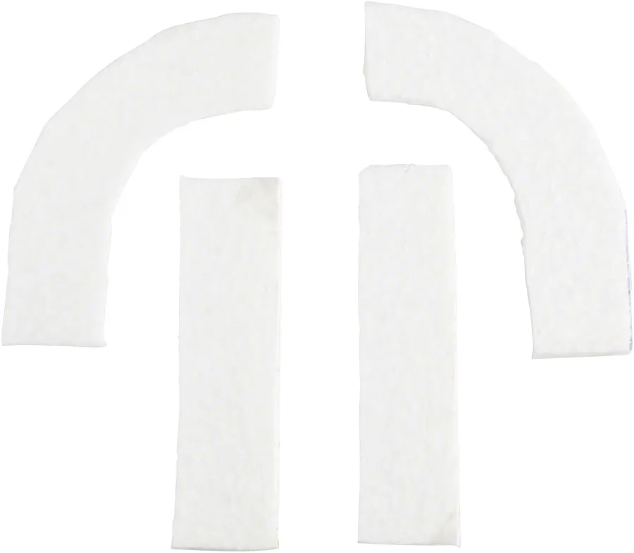 Jagwire Pro Anti-Vibration Handlebar Pad Set - eTPU Foam, For Drop Bars, White